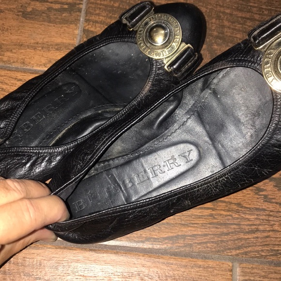 Cute Burberry leather ballet flats - Picture 8 of 14